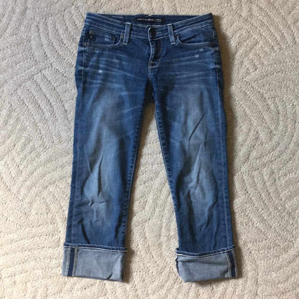 Big Star Rikki Low Rise Cropped Jeans